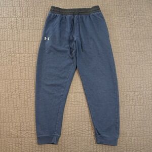 Under Armour Sweatpants Men's Large Blue Workout Gym Joggers Loose Fit Pockets